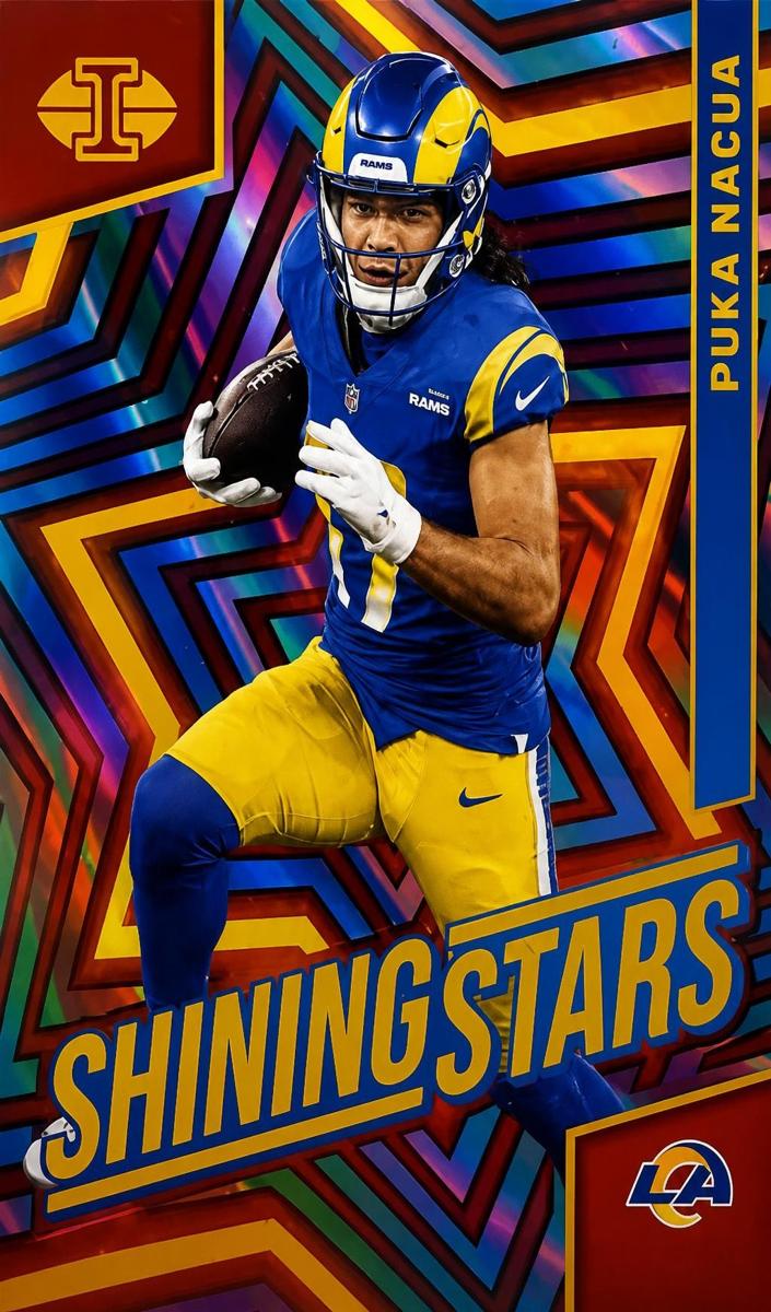 2024 Panini Illusions Football Red Puka Nacua #19