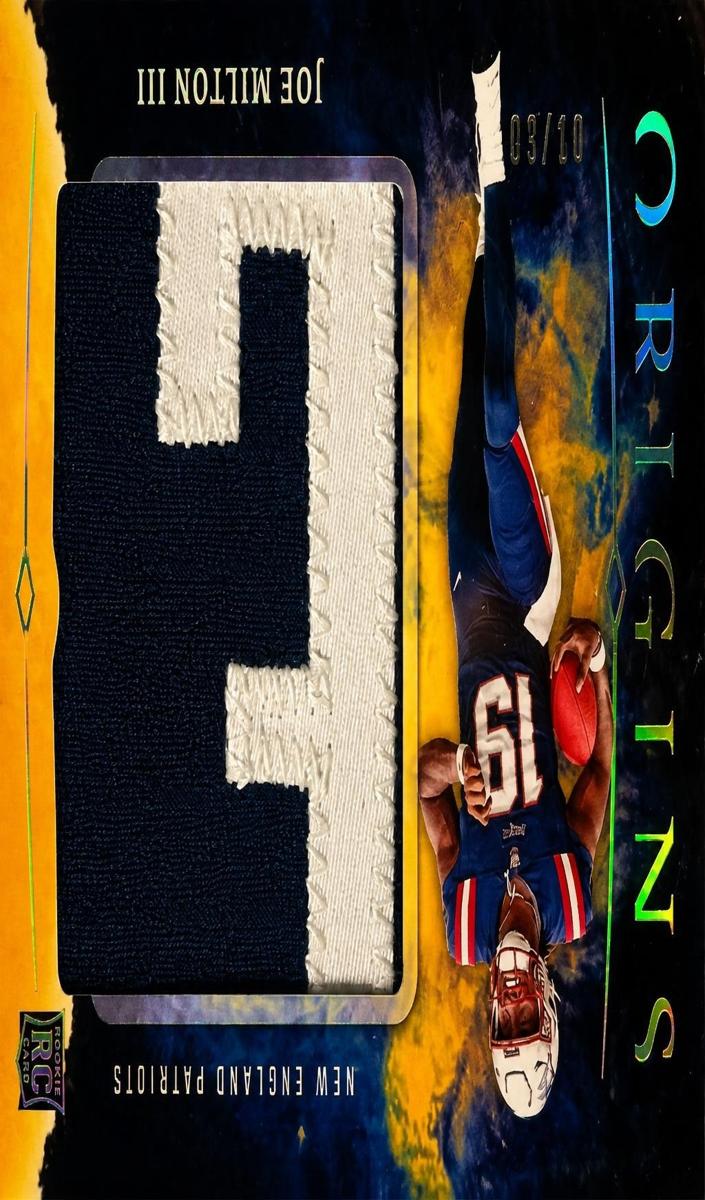 2024 Panini Origins Football Gold Joe Milton III #RJJ-JMI