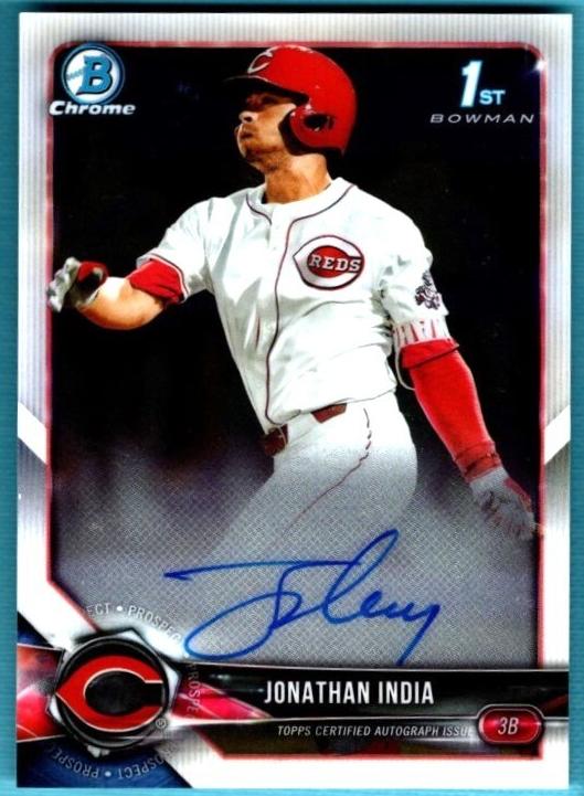 2018 Bowman Chrome Draft Baseball Jonathan India #DCAJI