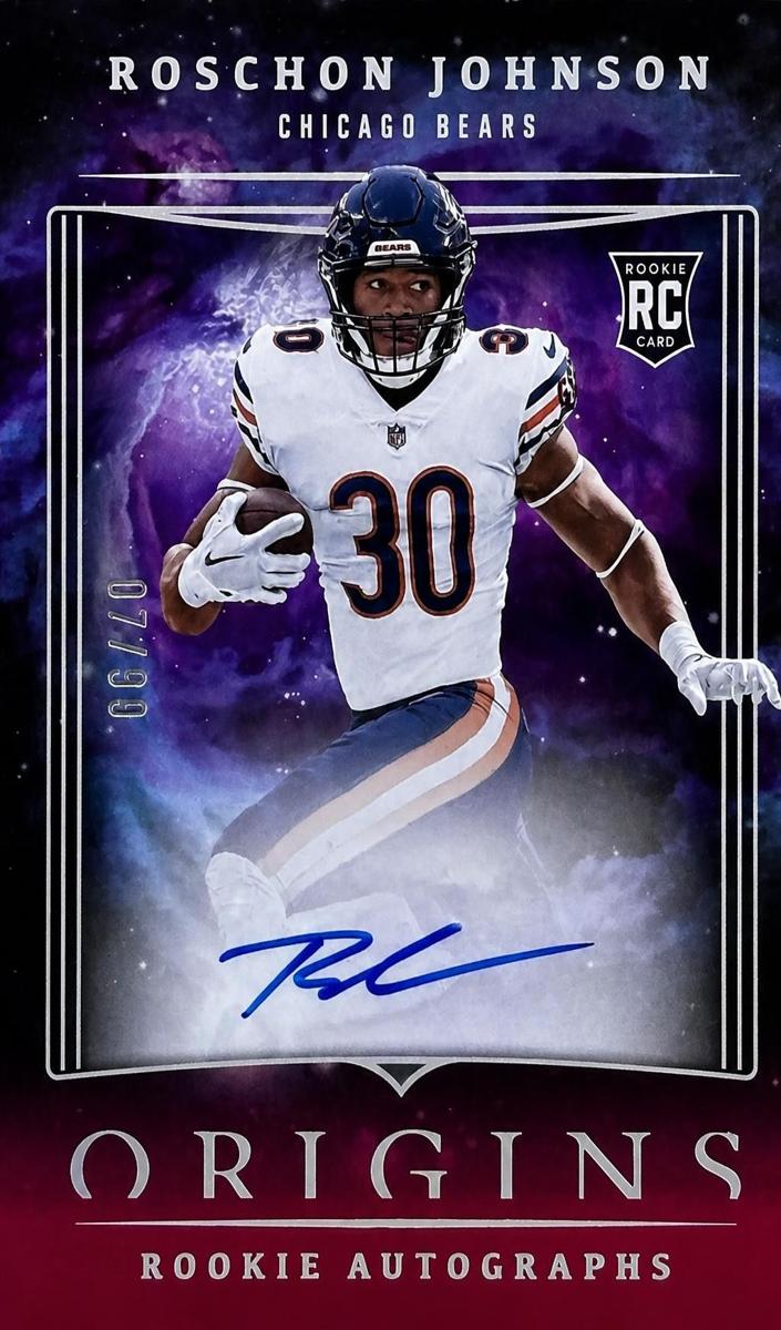 2023 Panini Origins Football Red Roschon Johnson #RARJO