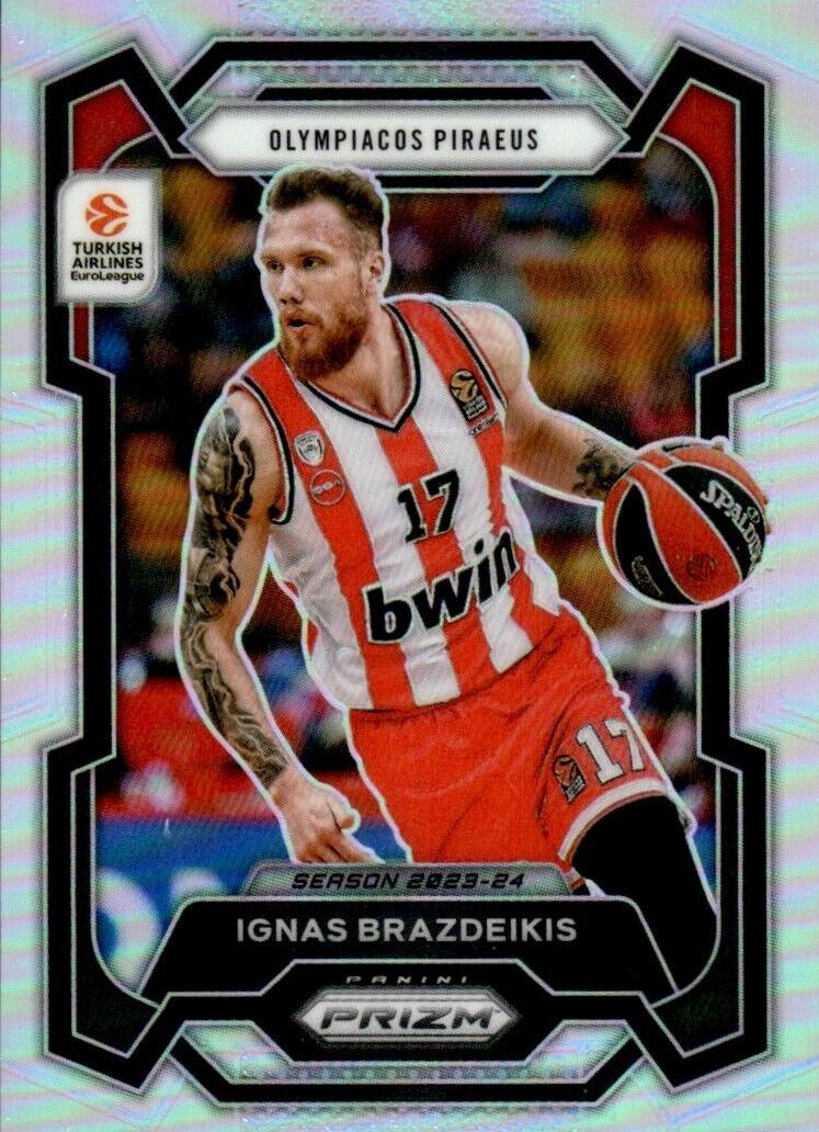 2023 Panini Prizm Turkish Airlines EuroLeague Basketball Ignas Brazdeikis #112