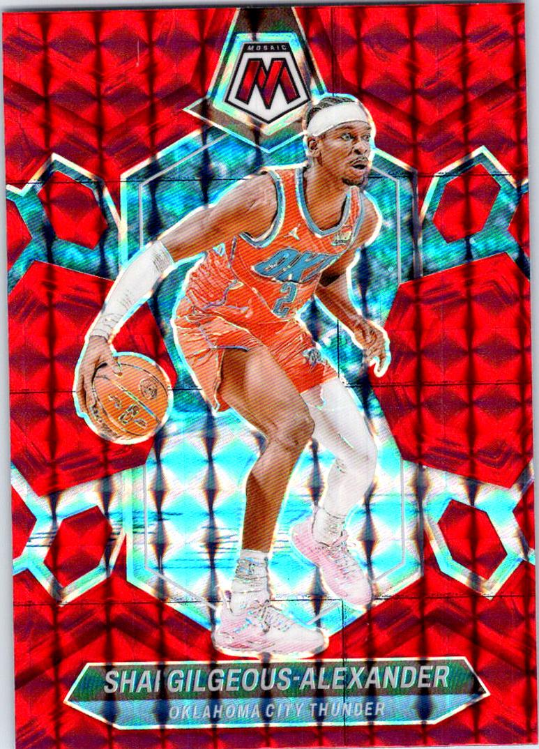 2023 Panini Prizm Basketball Red Shai Gilgeous-Alexander #85 PSA 9
