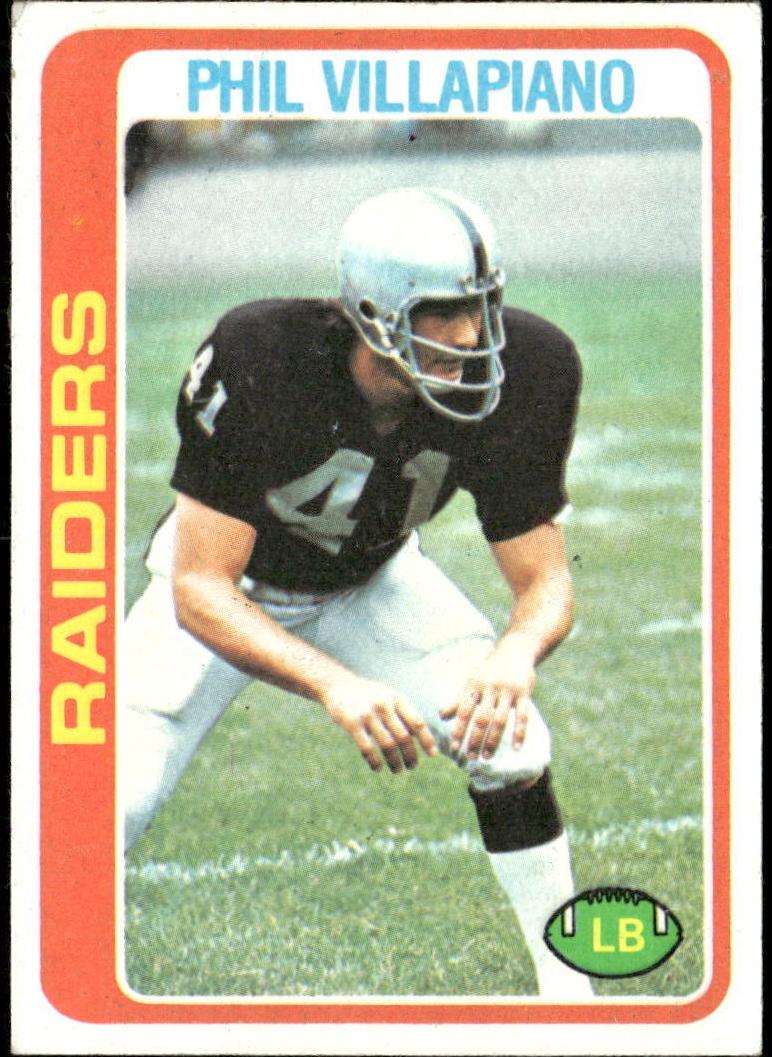 1978 Topps Football Phil Villapiano #149