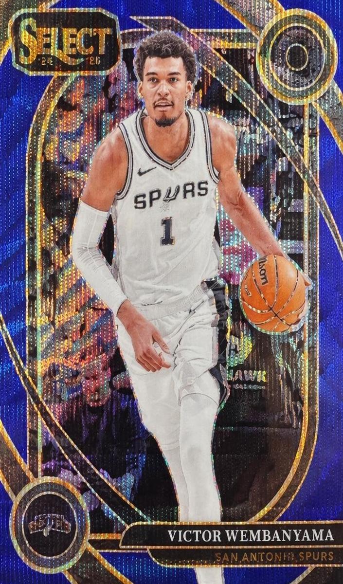 2024 Panini Select Basketball Blue Wave Victor Wembanyama #229