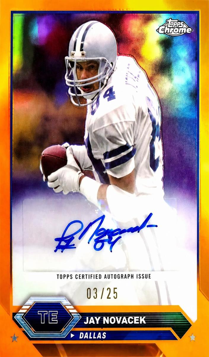 2023 Topps Composite Football Orange Refractor Jay Novacek #TCA-JN
