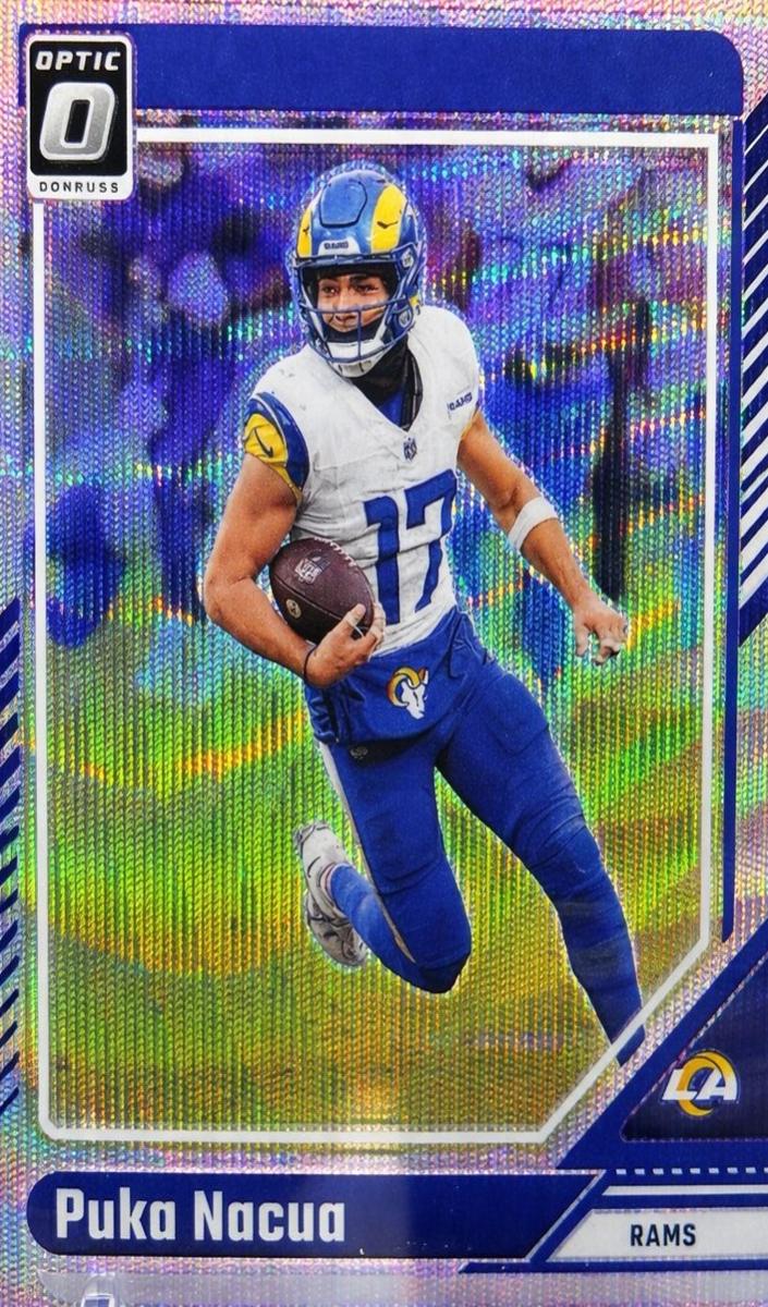 2024 Donruss Optic Football Wave Puka Nacua #115 PSA 10