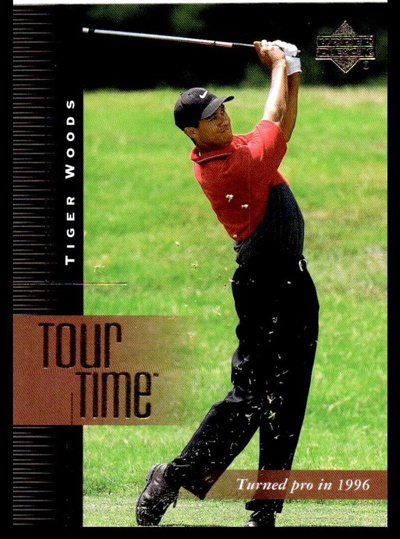 2001 Upper Deck Golf Tiger Woods #176 PSA 9