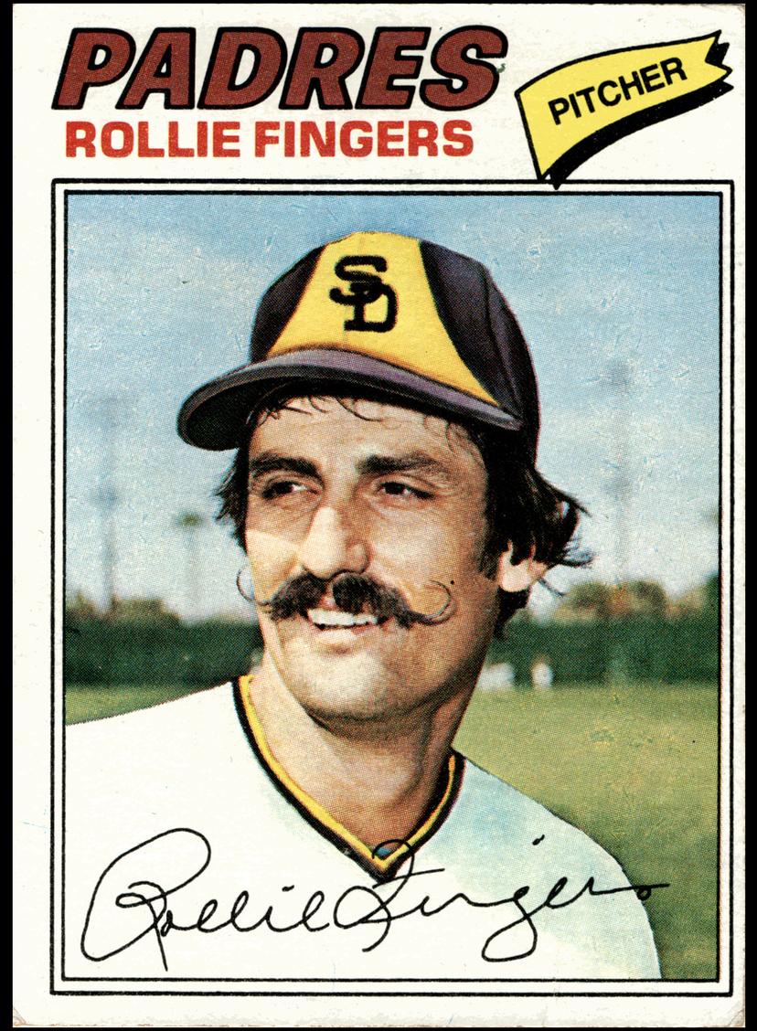 1977 Topps Baseball Rollie Fingers #523 PSA 6