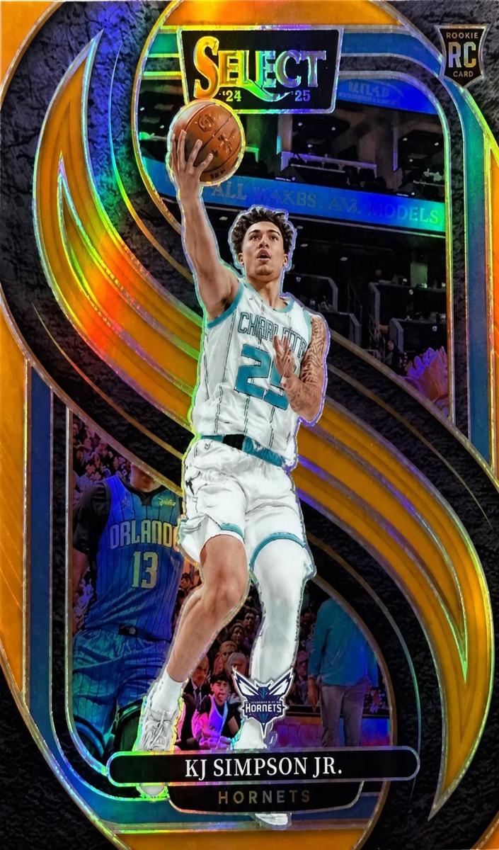 2024 Panini Select Basketball Orange KJ Simpson Jr. #193