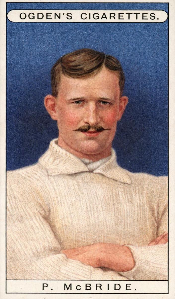 1908 Ogden's Ltd. Famous Footballers Soccer P. Mcbride #34
