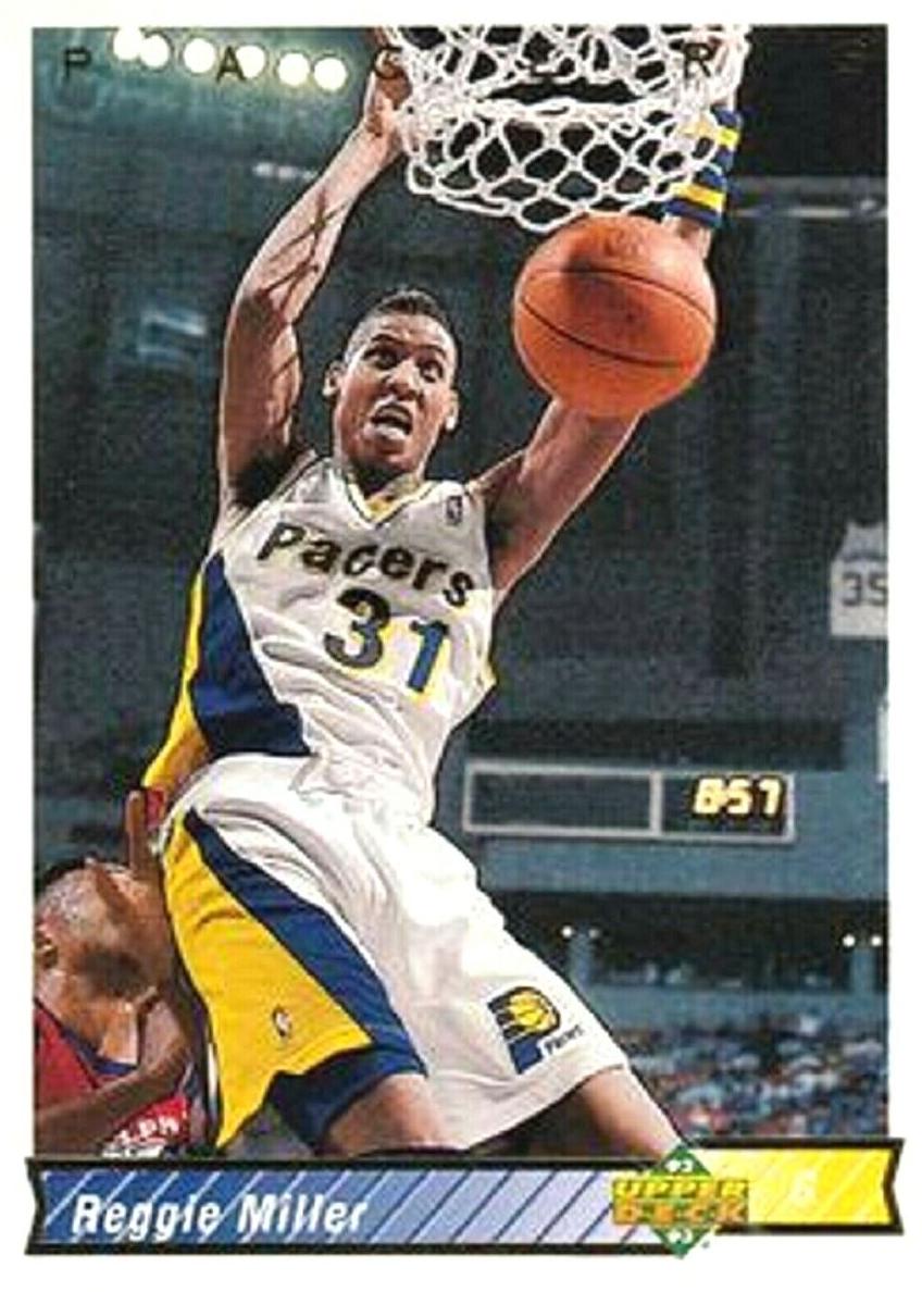 1992 Upper Deck Basketball Reggie Miller #123 PSA 9