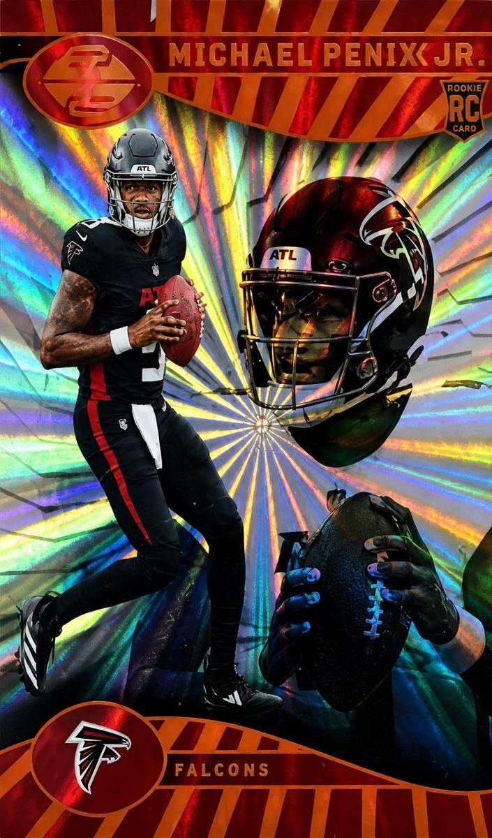2024 Panini Illusions Football Sunburst Trophy Collection Michael Penix Jr. #4