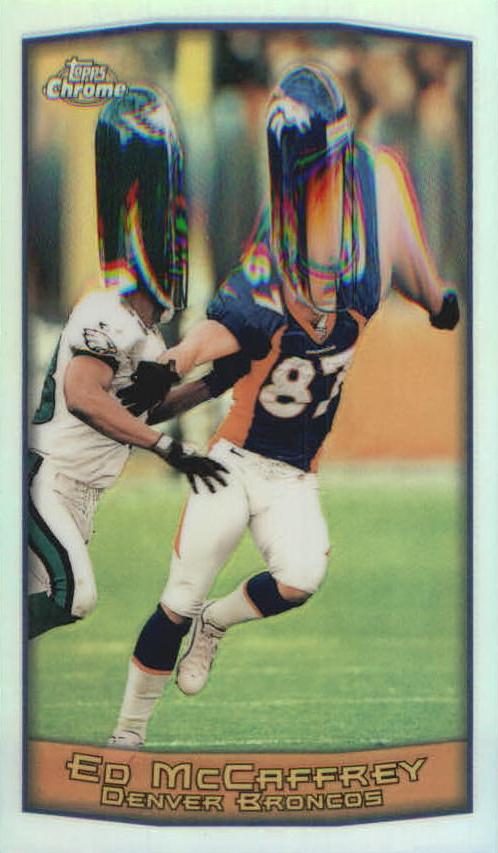 1999 Topps Chrome Football Refractor Ed McCaffrey #123