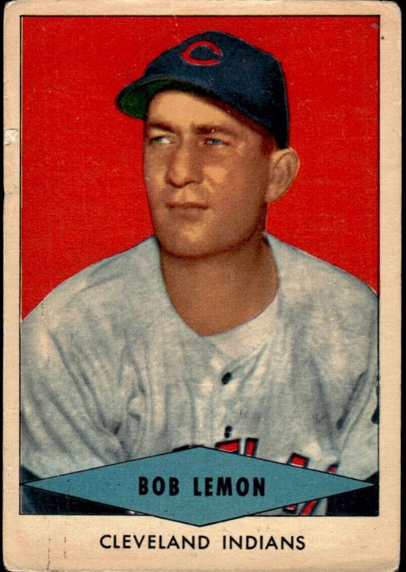 1954 Red Heart Dog Food Baseball Bob Lemon #NNO PSA 7