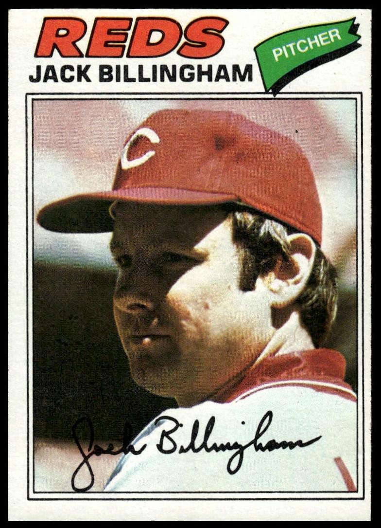 1977 Topps Baseball Jack Billingham #512 PSA 7