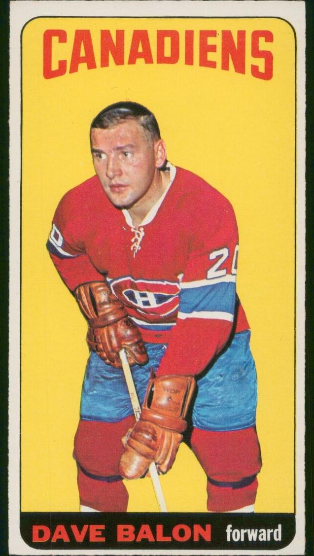 1964 Topps Hockey Dave Balon #37 PSA 7.5