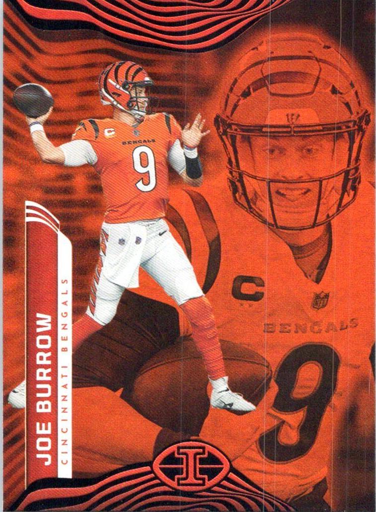 2022 Panini Illusions Football Trophy Collection Orange Joe Burrow #17