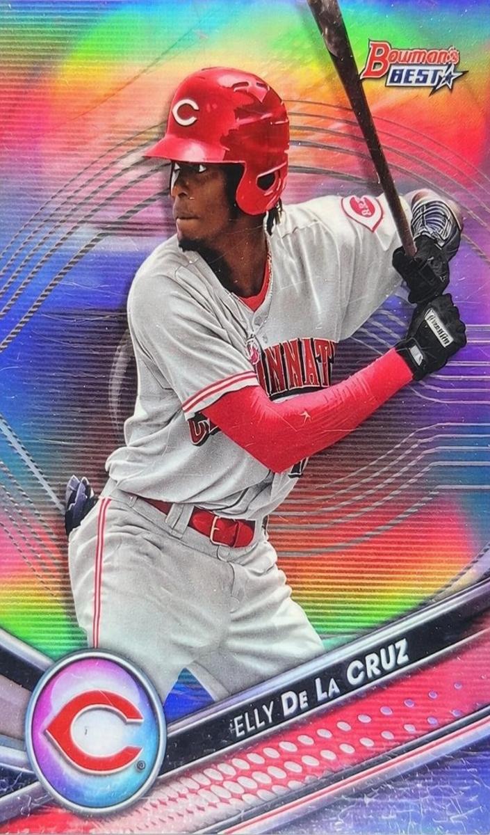 2022 Bowman's Best Baseball Refractor Elly De La Cruz #TP-17 SGC 9
