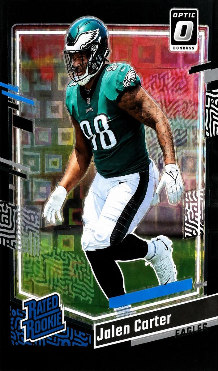 2023 Donruss Optic Football Black Pandora Jalen Carter #281 PSA 9