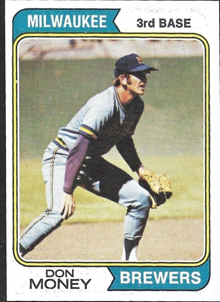 1974 Topps Baseball Don Money #413 PSA 9