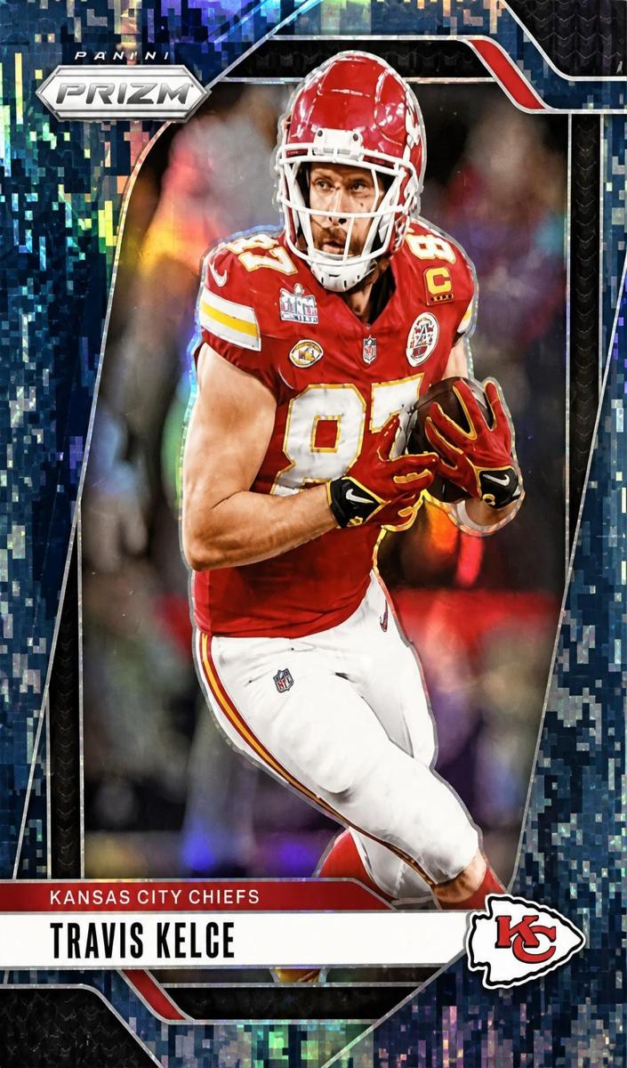 2024 Panini Prizm Football Navy Camo Travis Kelce #140