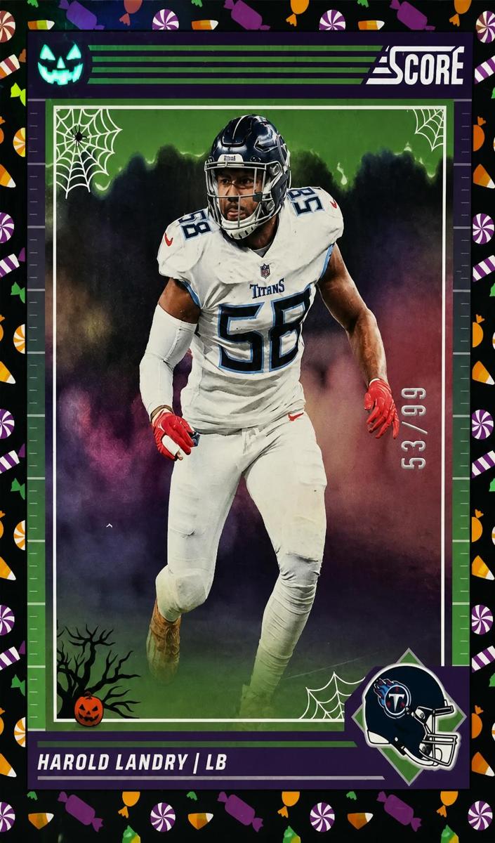 2024 Panini Score-a-Treat Football Trick or Treat Harold Landry #273