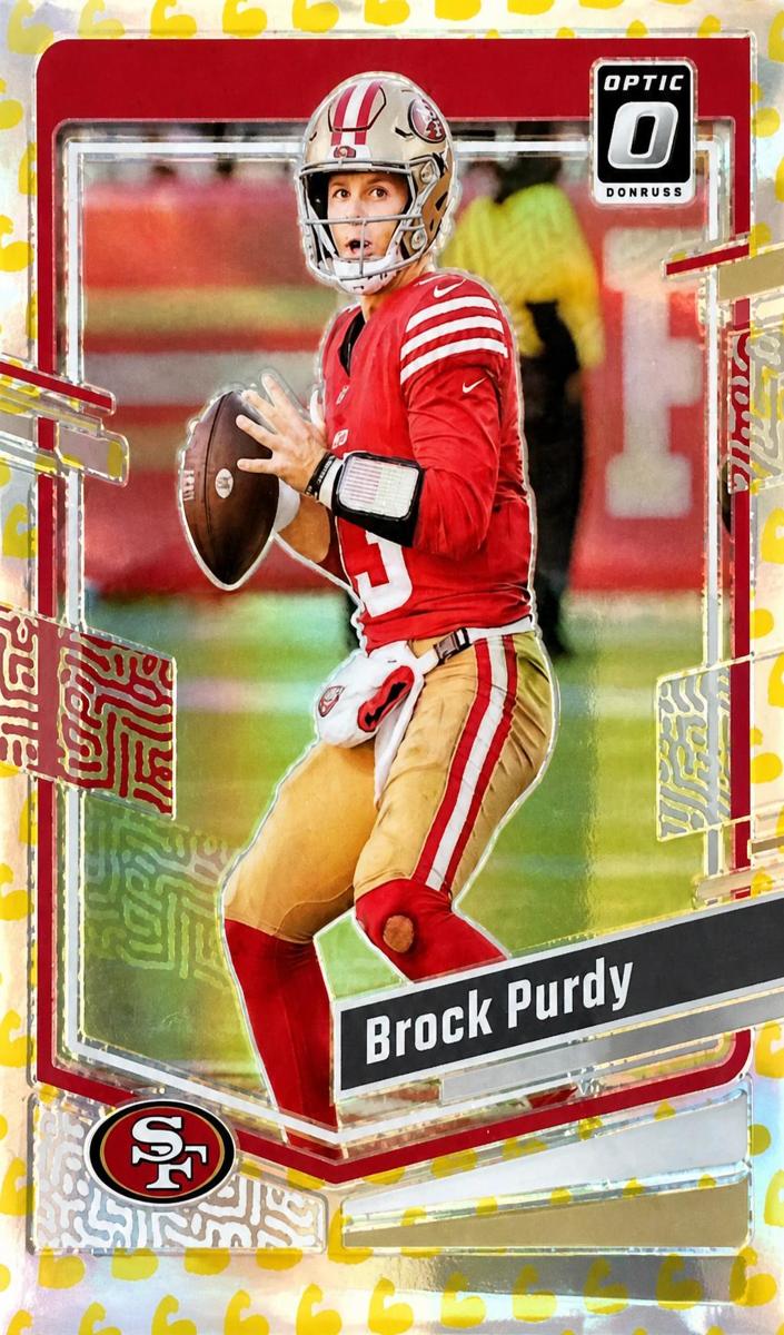 2023 Donruss Optic Football Flex Brock Purdy #168 PSA 10