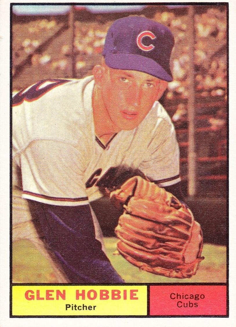 1961 Topps Baseball Glen Hobbie #264 PSA 6