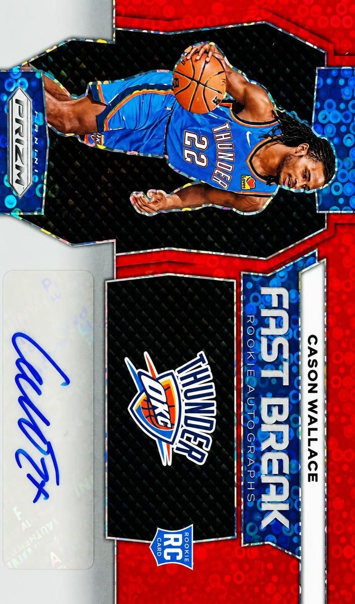 2023 Panini Prizm Basketball Red Cason Wallace #FBR-CAS PSA 9