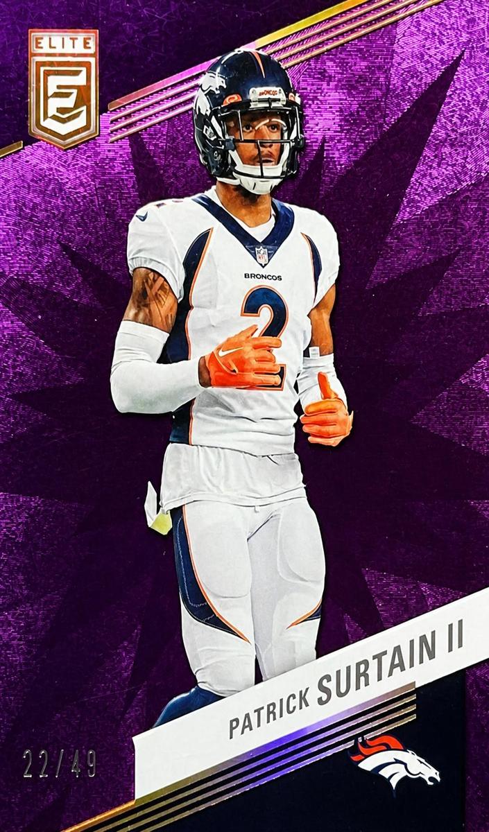 2023 Donruss Elite Football Purple Patrick Surtain II #84