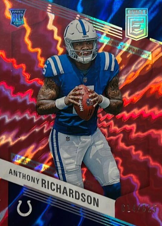 2023 Donruss Elite Football Aspirations Shimmer Anthony Richardson #102 PSA 9