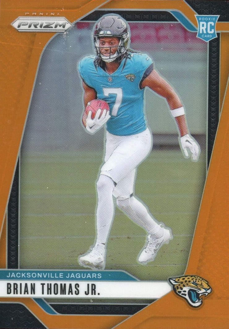 2024 Panini Prizm Football Orange Brian Thomas Jr. #314