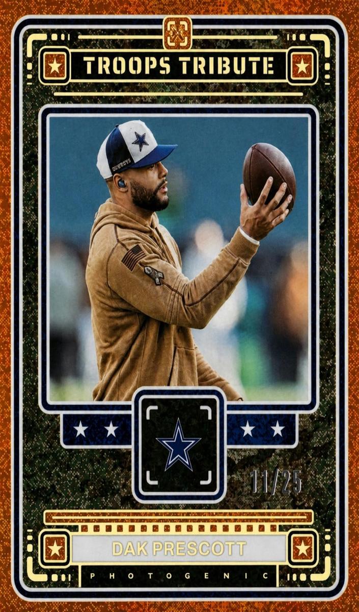2024 Panini PhotoGenic Football Orange Dak Prescott #5