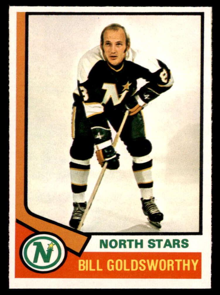 1974 O-Pee-Chee Hockey Bill Goldsworthy #220