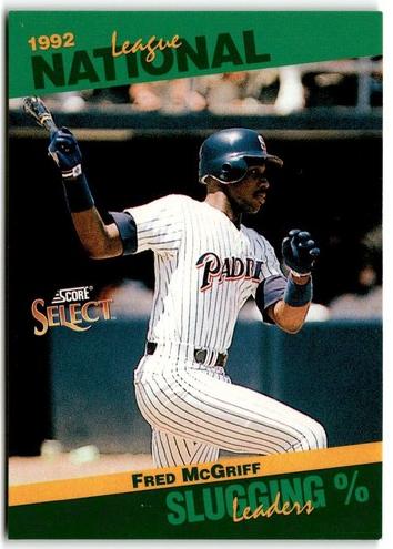 1993 Score Baseball Fred McGriff #48