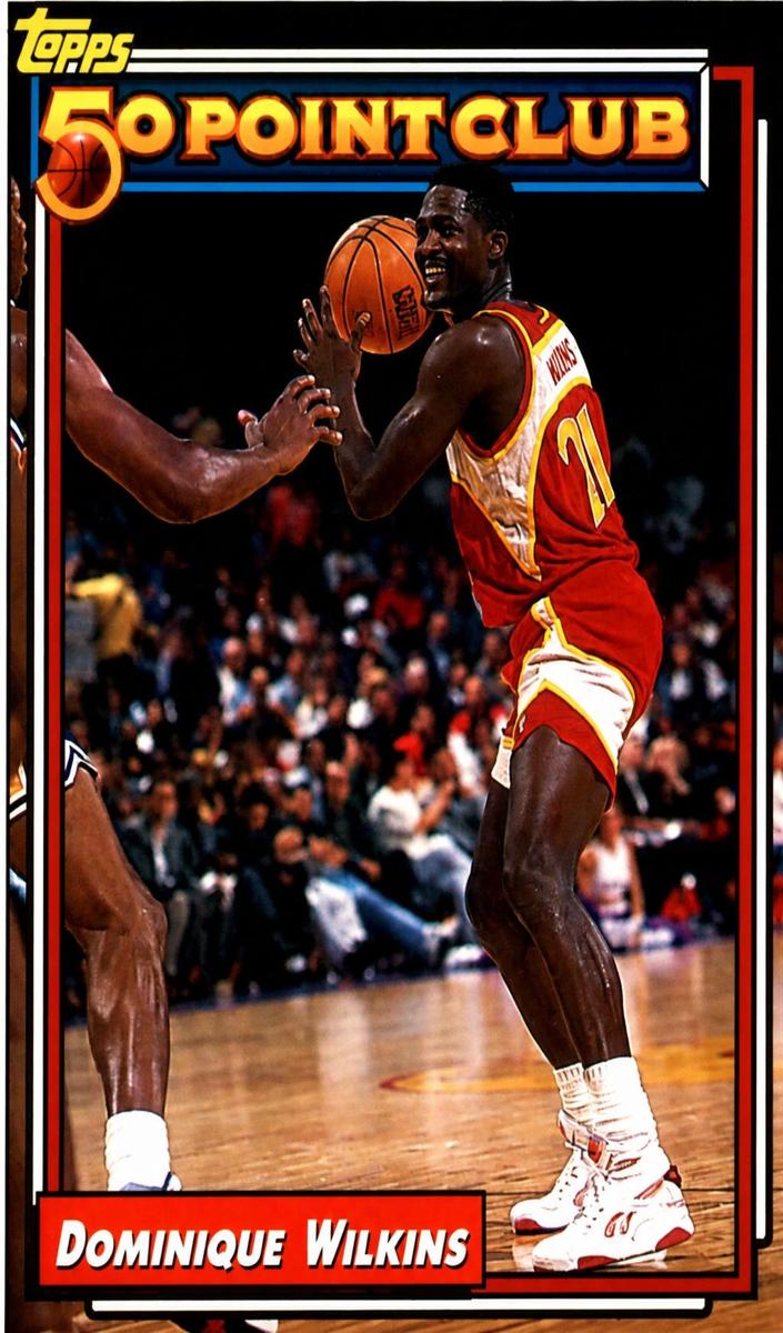 1992 Topps Basketball Dominique Wilkins #200