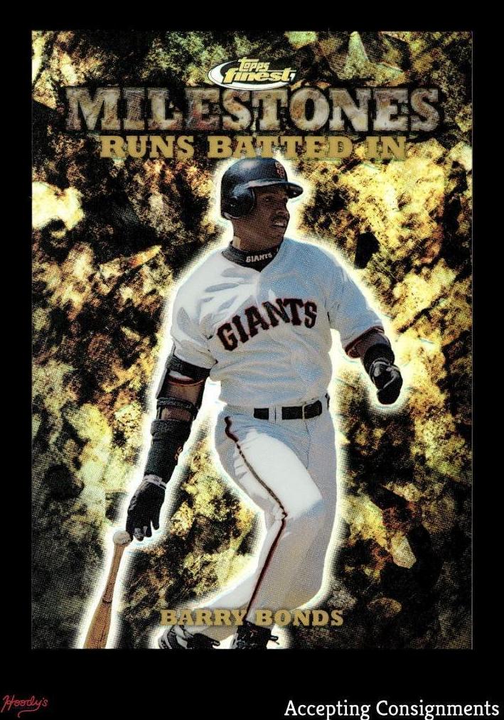 1999 Topps Finest Baseball Barry Bonds #M22 PSA 9
