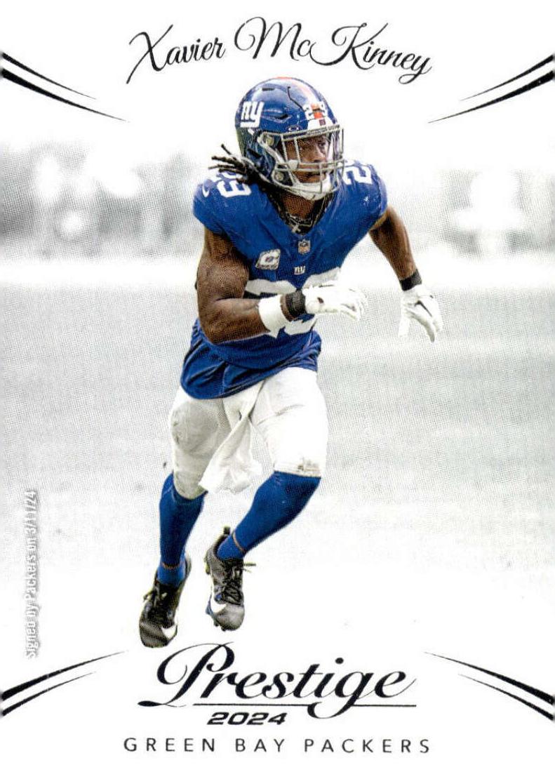 2024 Panini Prestige Football Xavier McKinney #111