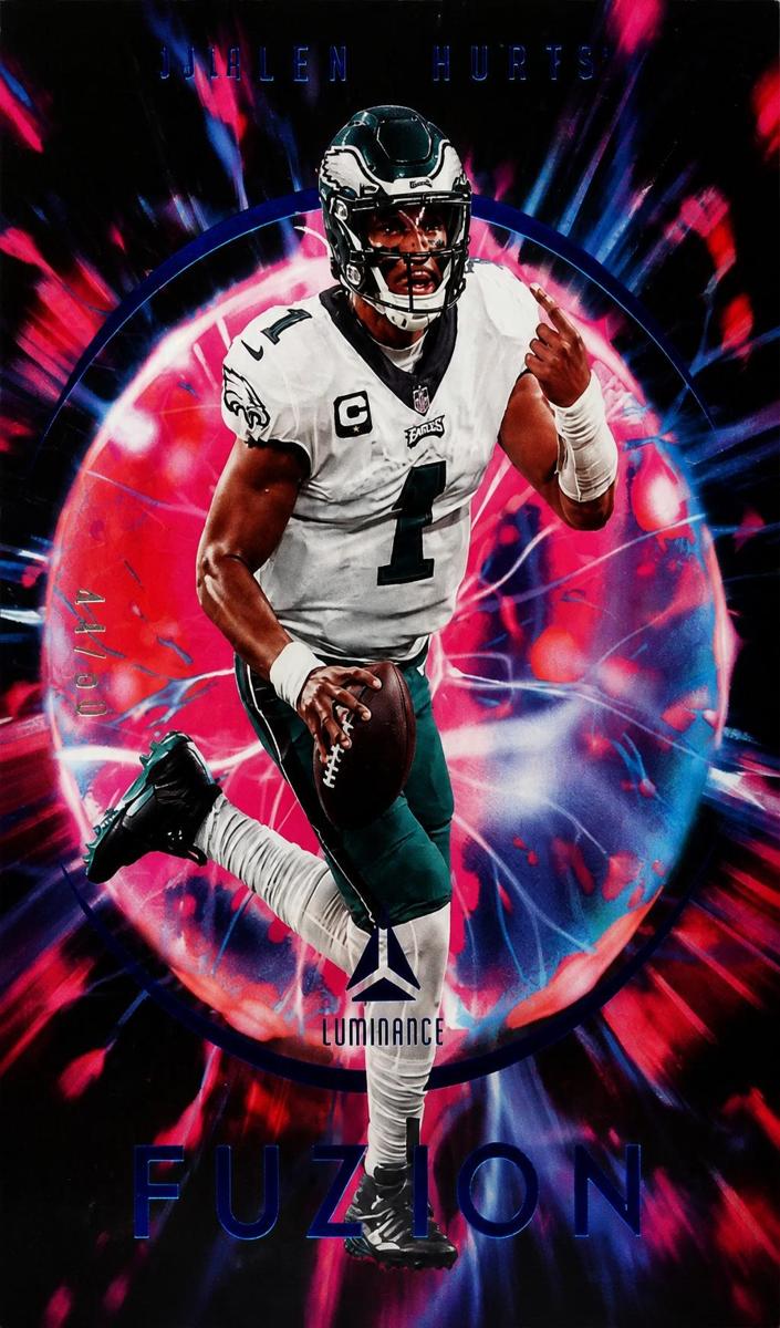 2023 Panini Luminance Football Blue Jalen Hurts #3