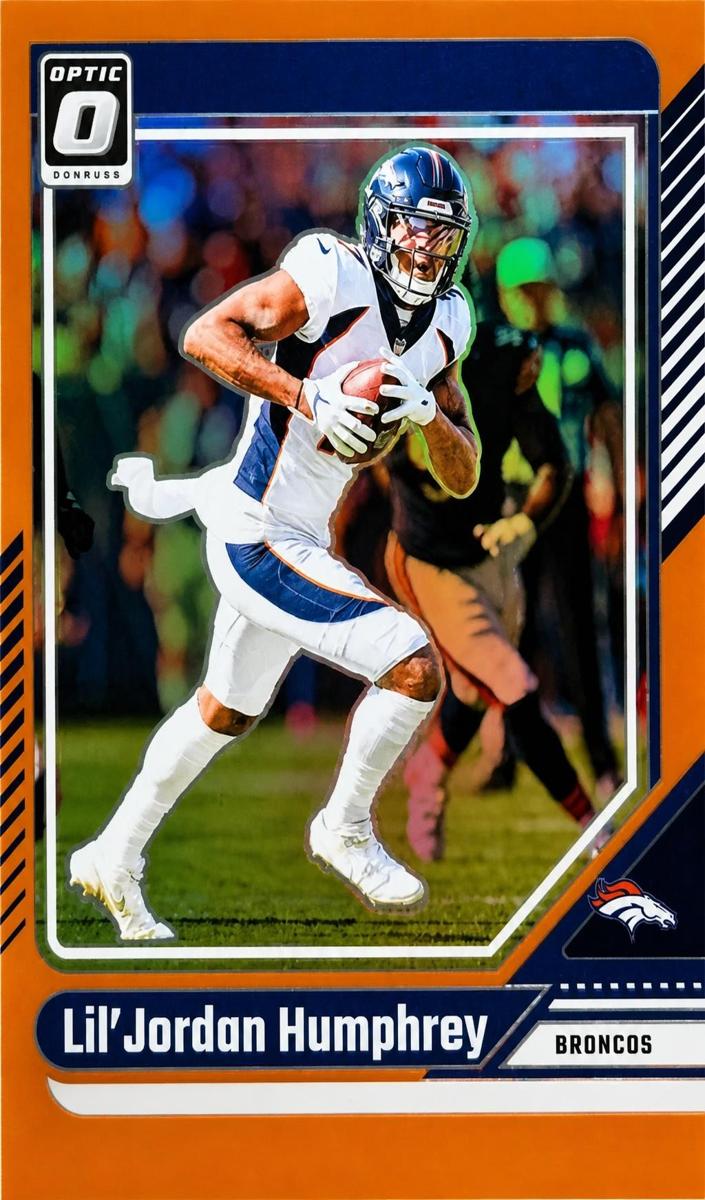 2024 Donruss Optic Football Orange Lil'Jordan Humphrey #60