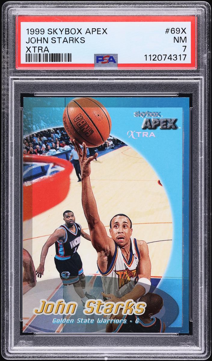 1999 Skybox Apex Basketball Xtra John Starks #69 PSA 7