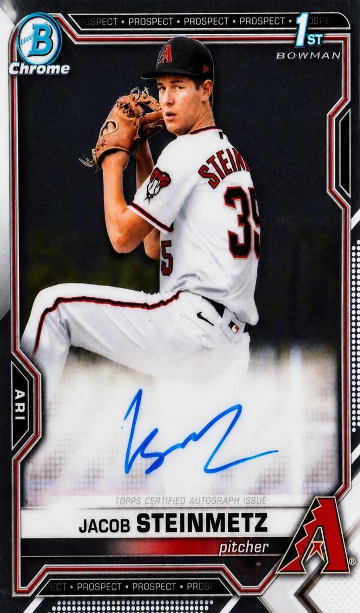 2021 Bowman Draft Baseball Jacob Steinmetz #CDA-JS CGC 9