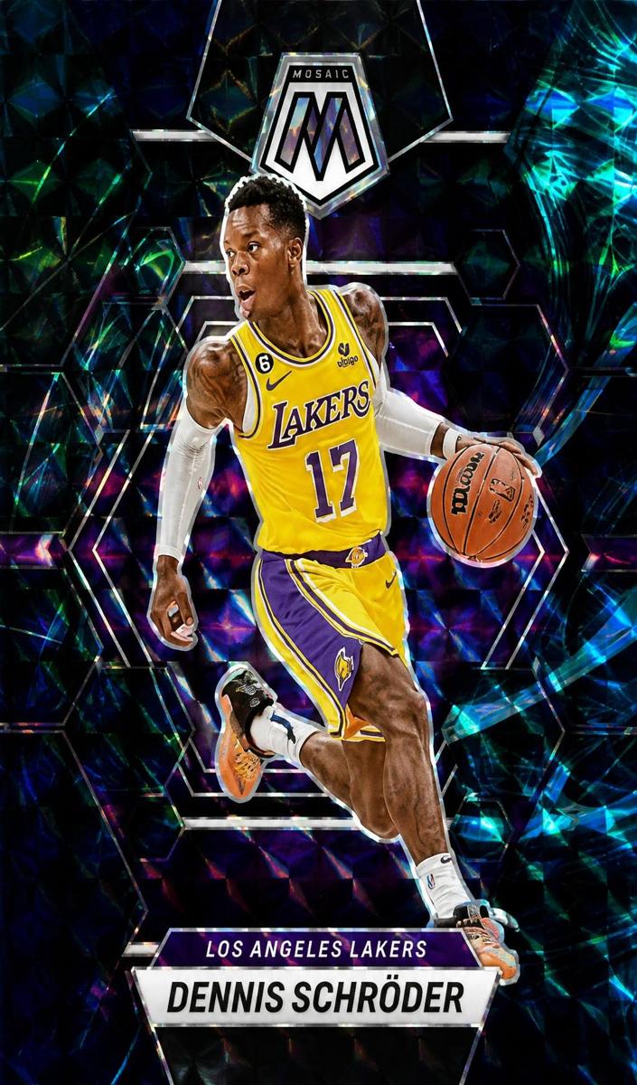 2022 Panini Mosaic Basketball Genesis Dennis Schroder #23