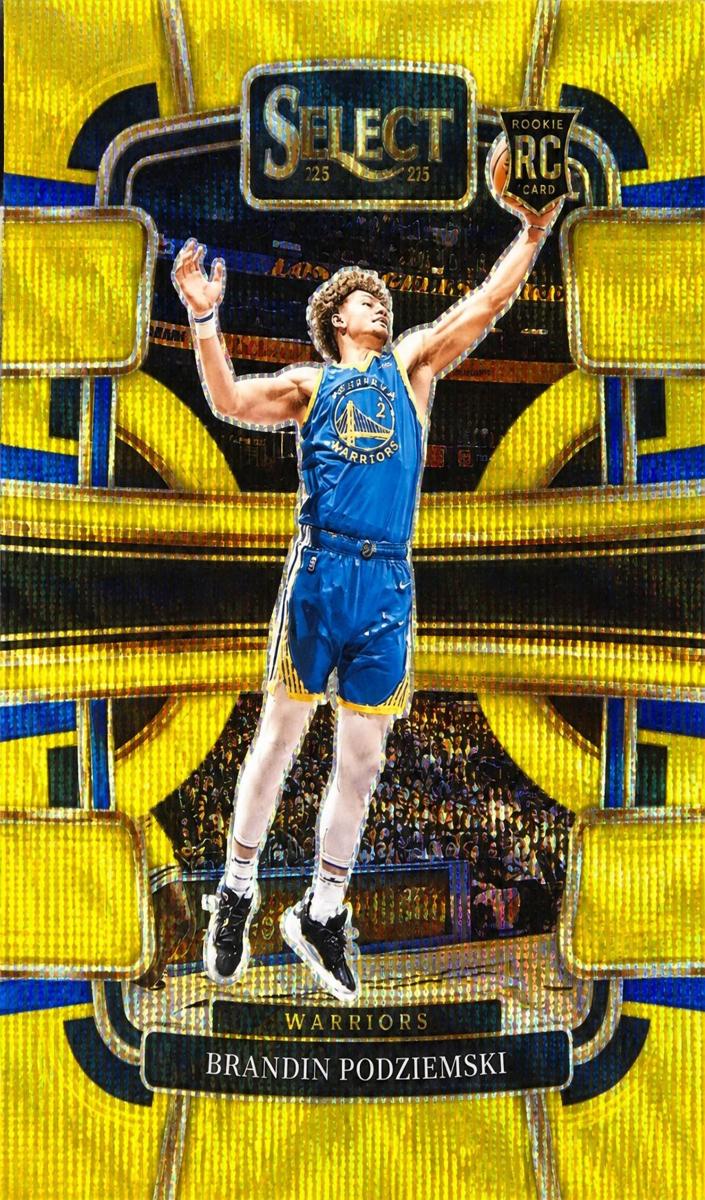 2023 Panini Select Basketball Gold Wave Brandin Podziemski #93 PSA 10
