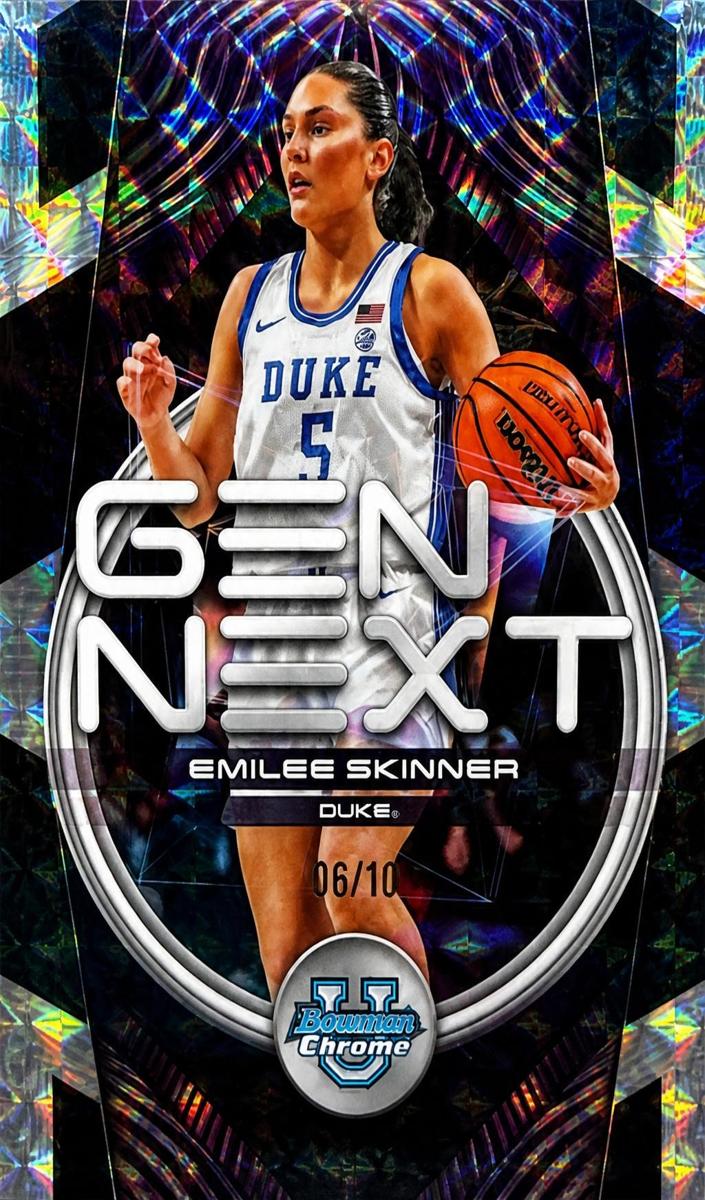 2025 Bowman Basketball Black Geometric Refractor Emilee Skinner #GN-4