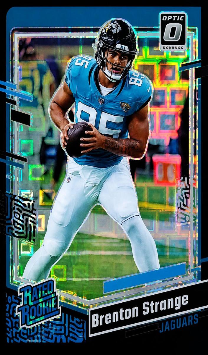 2023 Donruss Optic Football Black Pandora Brenton Strange #251