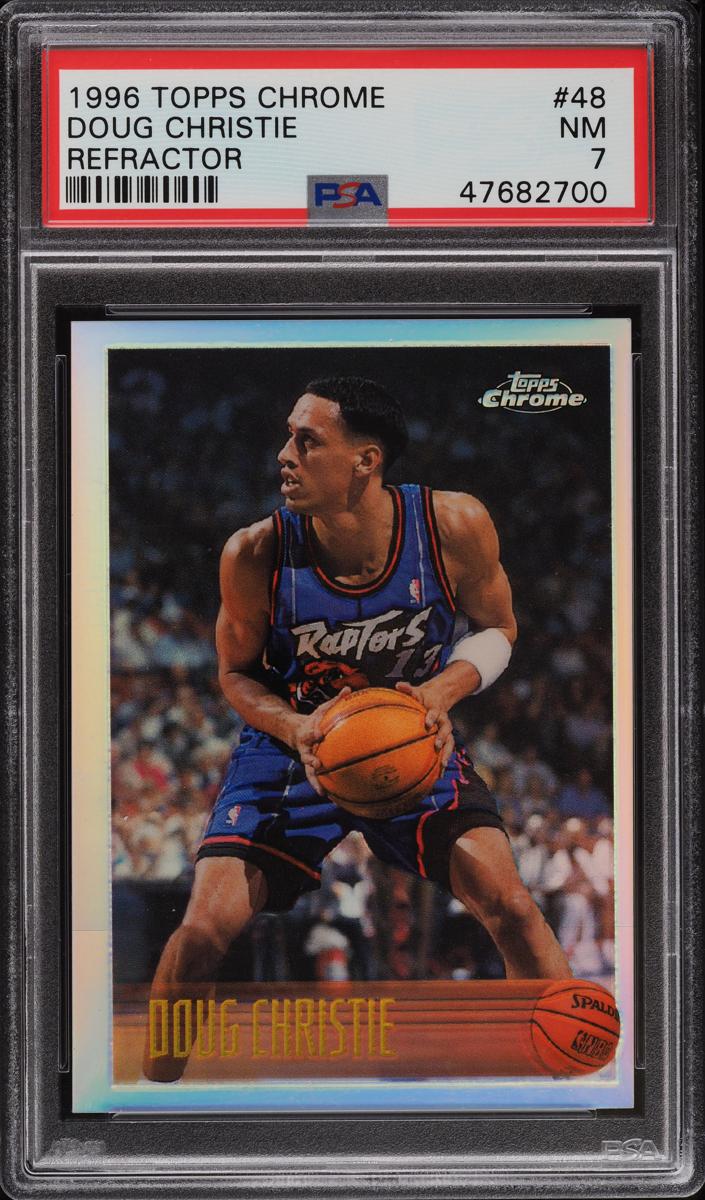 1996 Topps Chrome Basketball Refractor Doug Christie #48