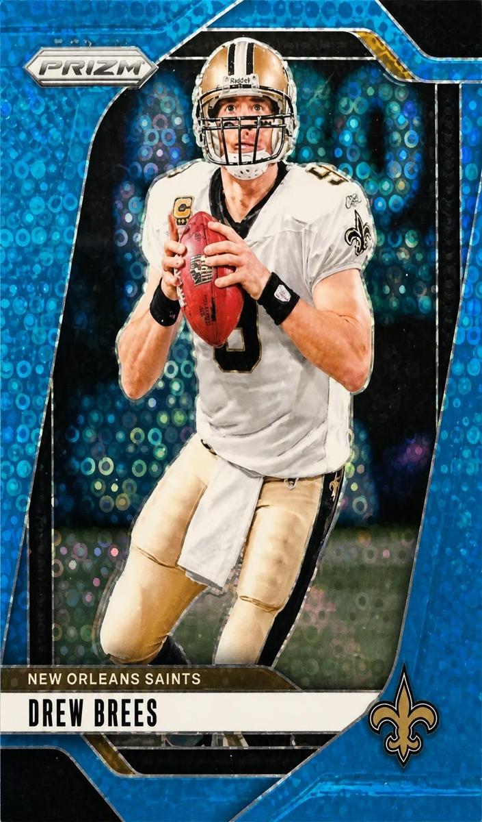 2024 Panini Prizm Football No Huddle Blue Drew Brees #209