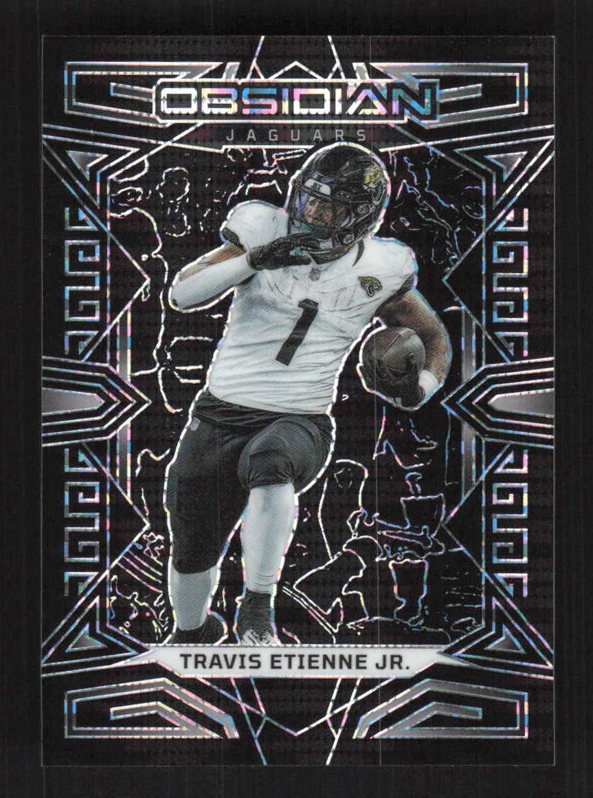 2023 Panini Obsidian Football Travis Etienne Jr. #45 PSA 9