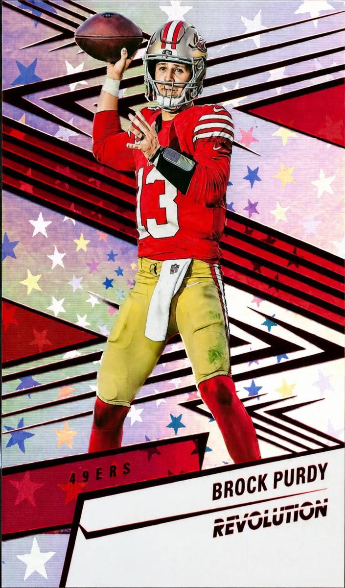 2025 Panini Revolution Football Red Astro Brock Purdy #150